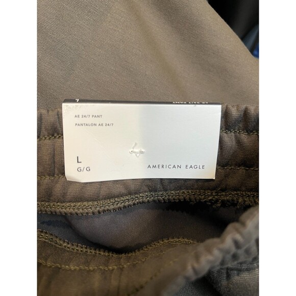American Eagle Men's Active 24/7 Jogger Brown Olive Sweatpants Jogger NEW size L - Picture 12 of 14